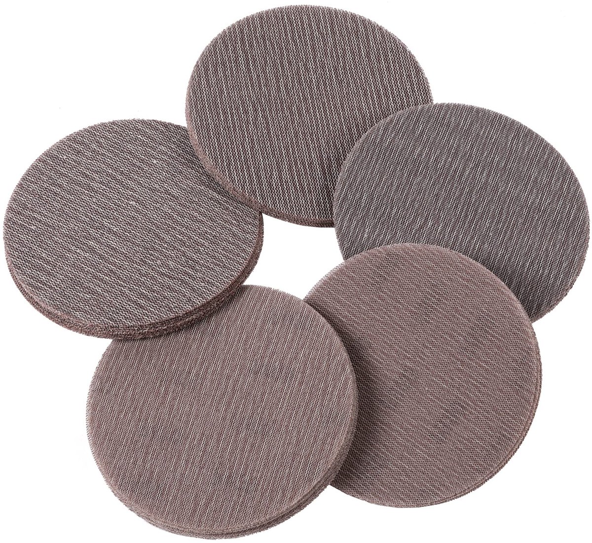 Omgoods - Set van 50 Mesh Schuurdiscs 6 Inch met Diverse Korrelgroottes