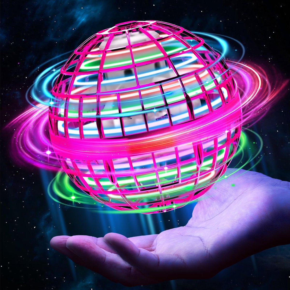 Omgoods - Vliegende Magische UFO Bal met LED Lichten voor Kinderen