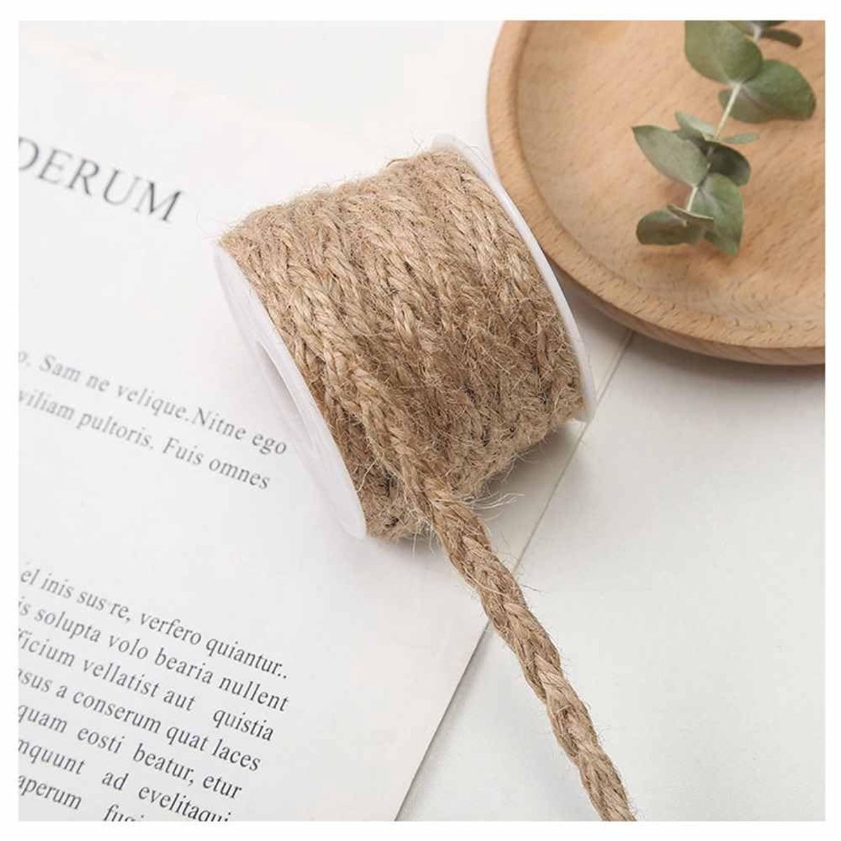 Omgoods - 2 Rollen Jute Tape met Vintage Kant voor DIY Projecten