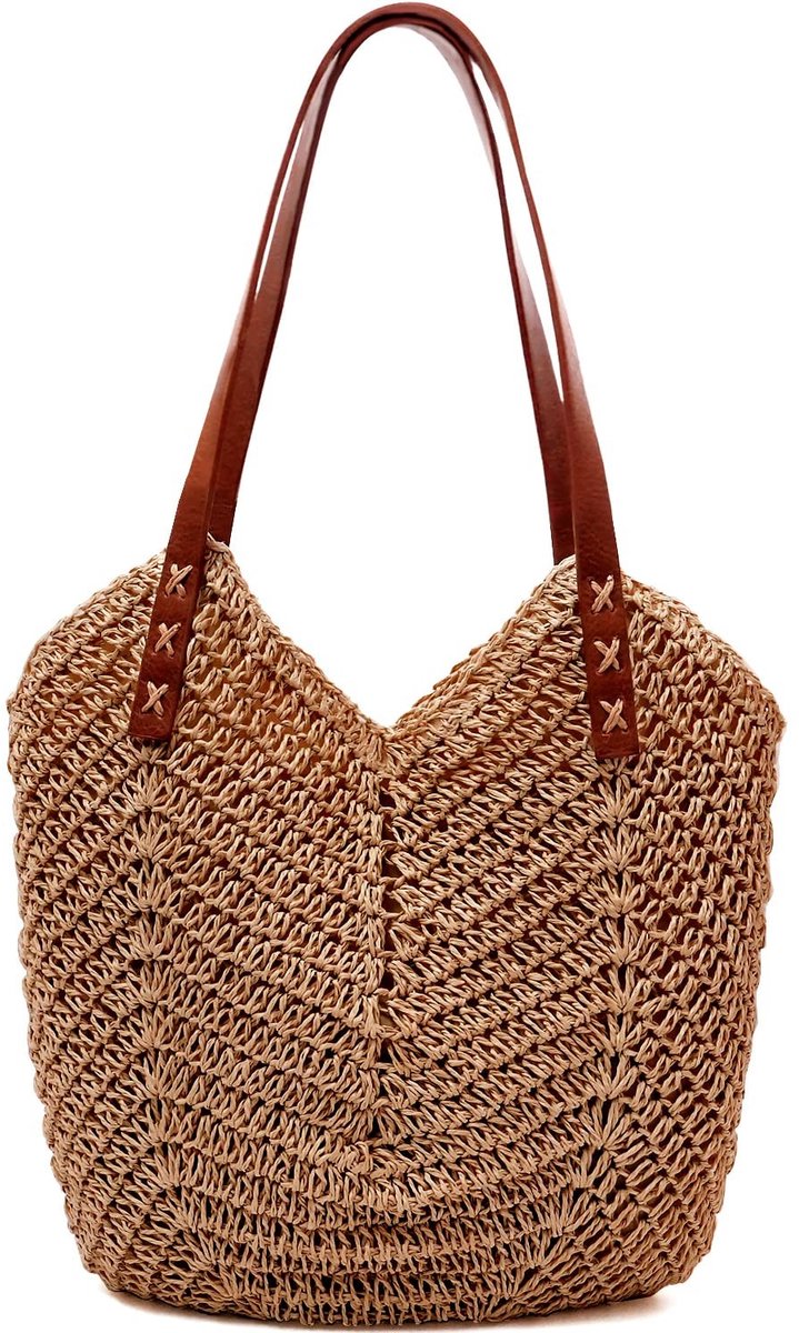 Omgoods - Handgeweven Strohandtas voor Zomer en Strand