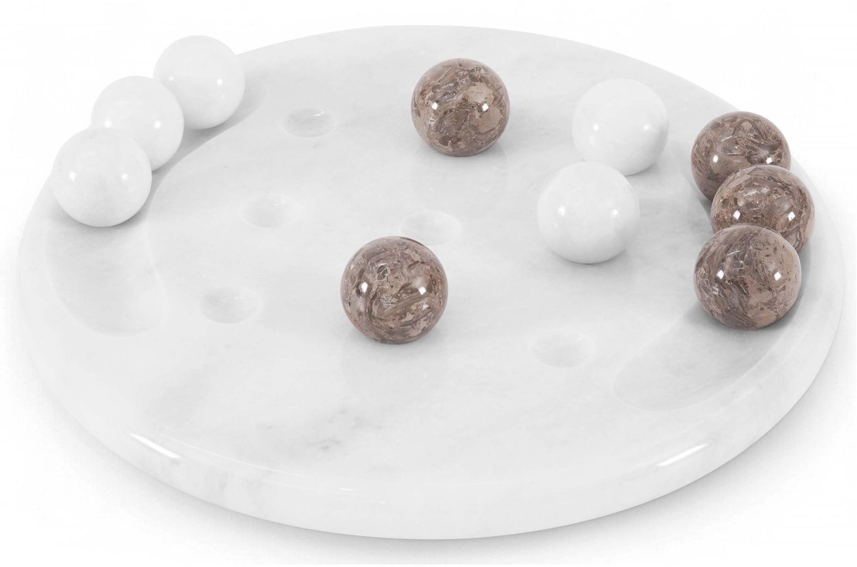 Omgoods - Handgemaakt Marmeren Tic Tac Toe Spel