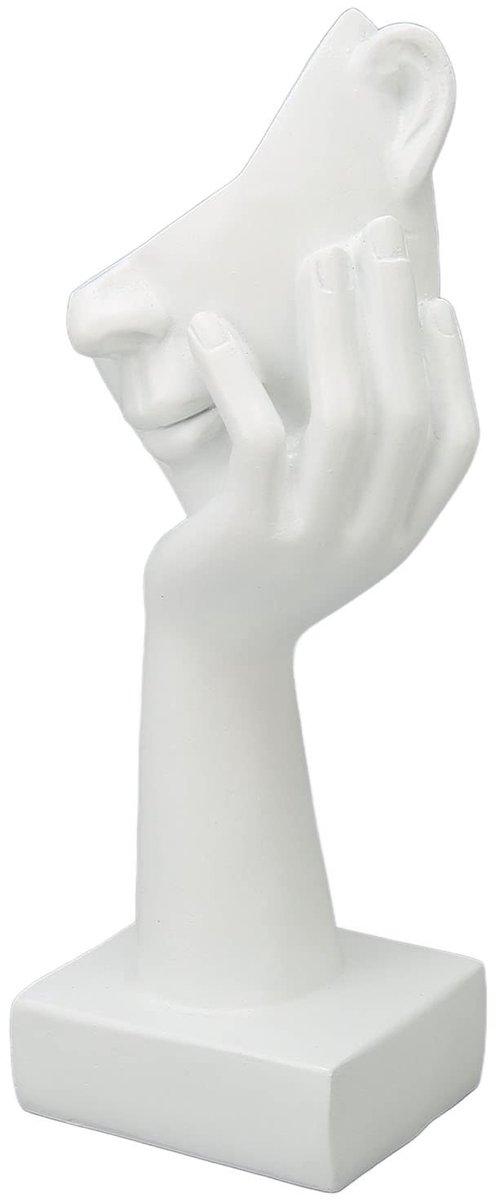 Omgoods- Standbeeld Levensecht - Hars Beeldje - Tafeldecoratie - Antislipoppervlak - Compact Formaat - Duurzaam Materiaal - Beeld