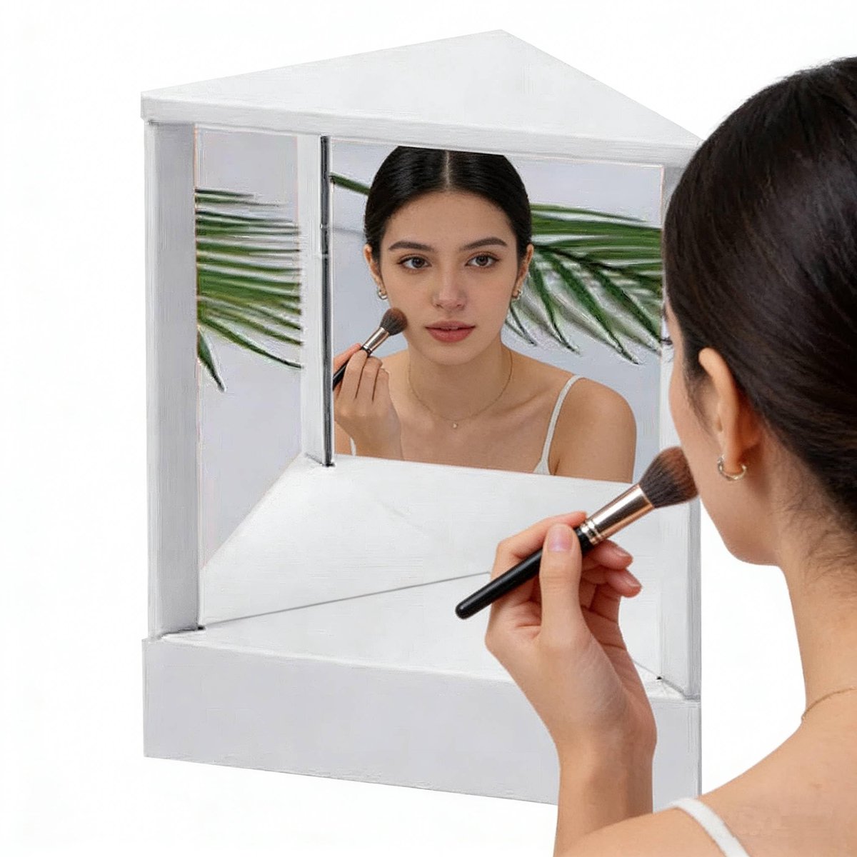 Omgoods - Non-Reversibel Cosmetisch Spiegel voor Makeup en Fotografie