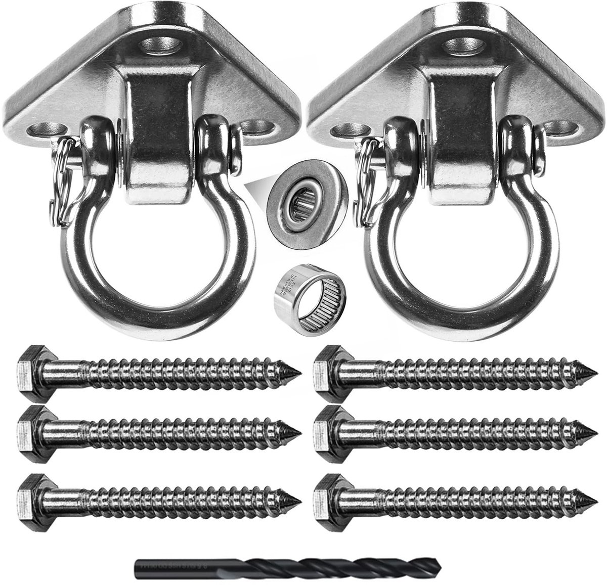 Omgoods - Heavy Duty RVS Swing Hangers voor Yoga en Zandzak