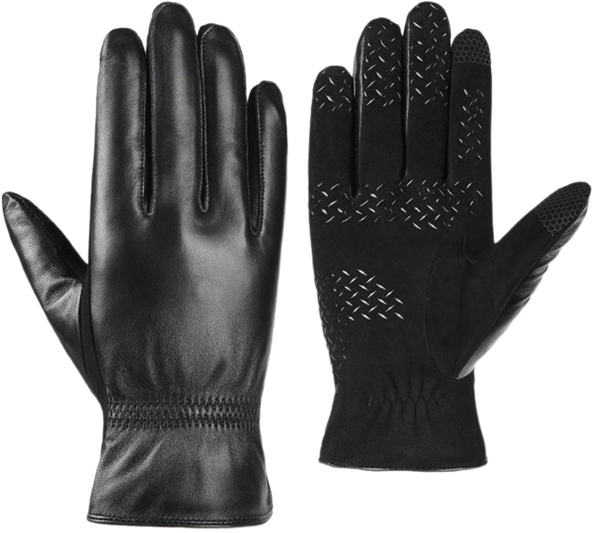 Omgoods - Winterhandschoenen van Echt Schapenleer met Cashmere Voering
