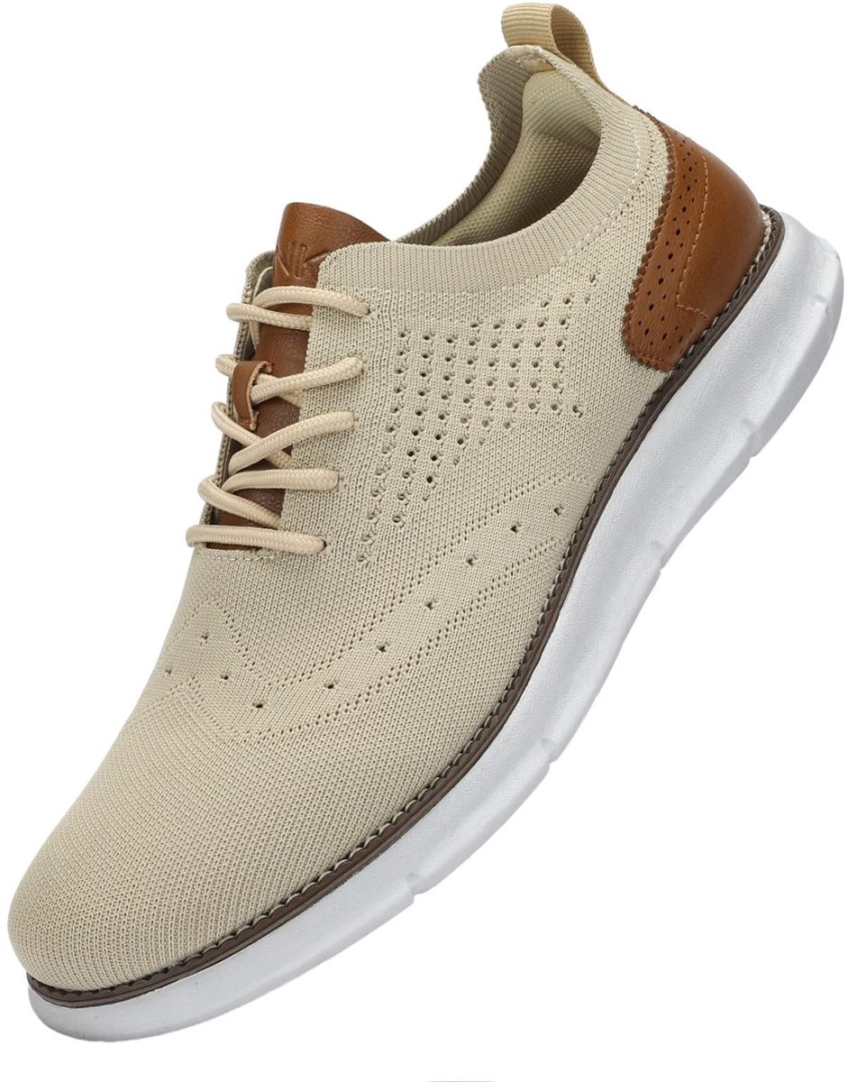 Omgoods - Heren Kostuum Schoenen van Ademend Gebreid Materiaal