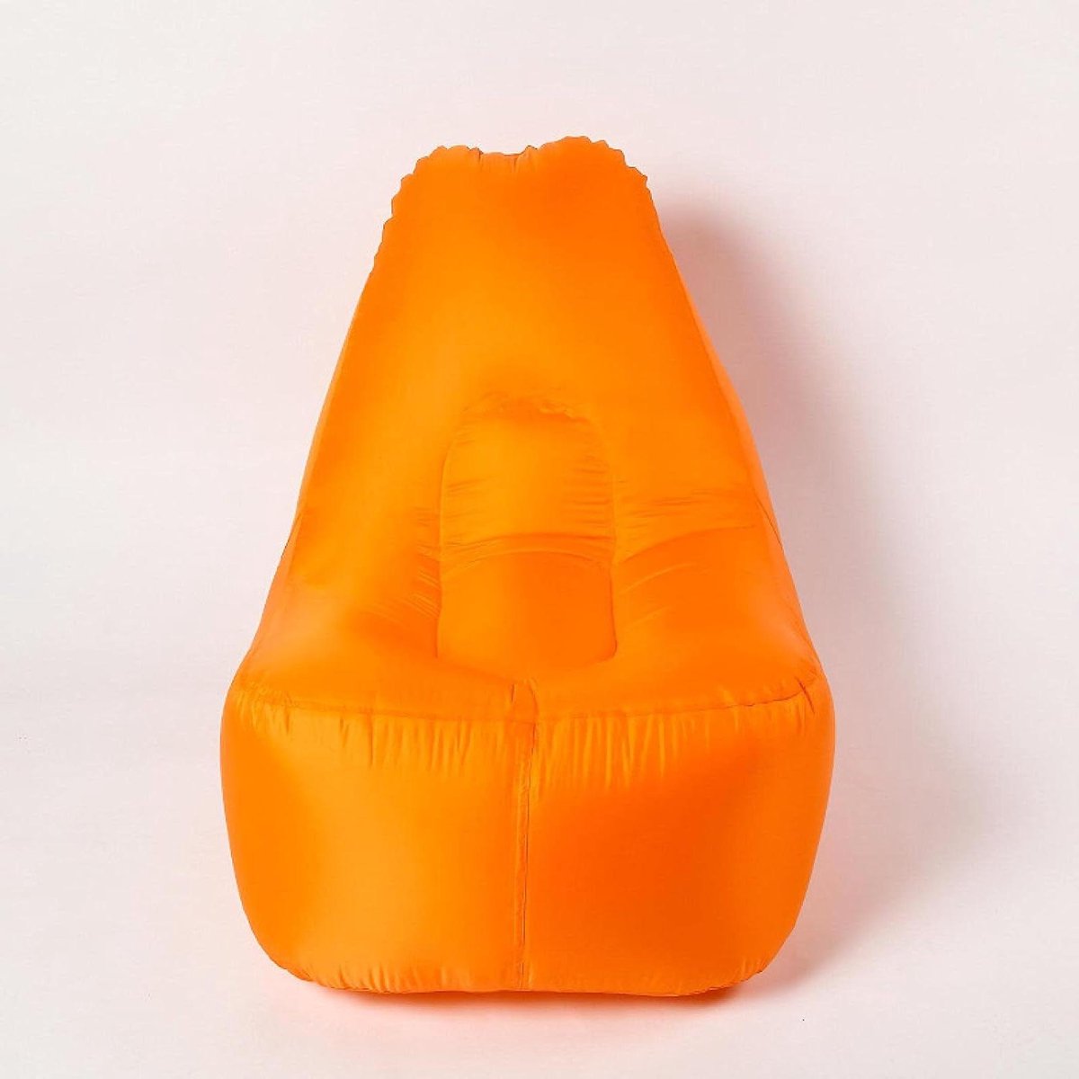 Opblaasbare Bank - Luchtstoel Ligbed - Outdoor Ontspanning - Duurzaam PVC Materiaal - 256 cm - Oranje