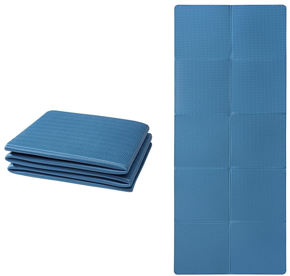 Omgoods - Vouwbare Yoga Mat - Antislip Fitness Mat - Lichtgewicht Gymnastiek Mat voor Thuis en Op Reis