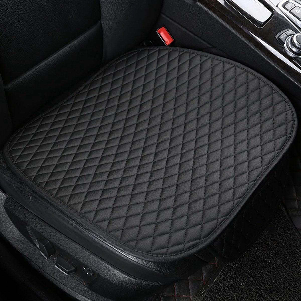 Omgoods - Universele PU Leren Autostoelhoezen voor 2 Voorstoelen