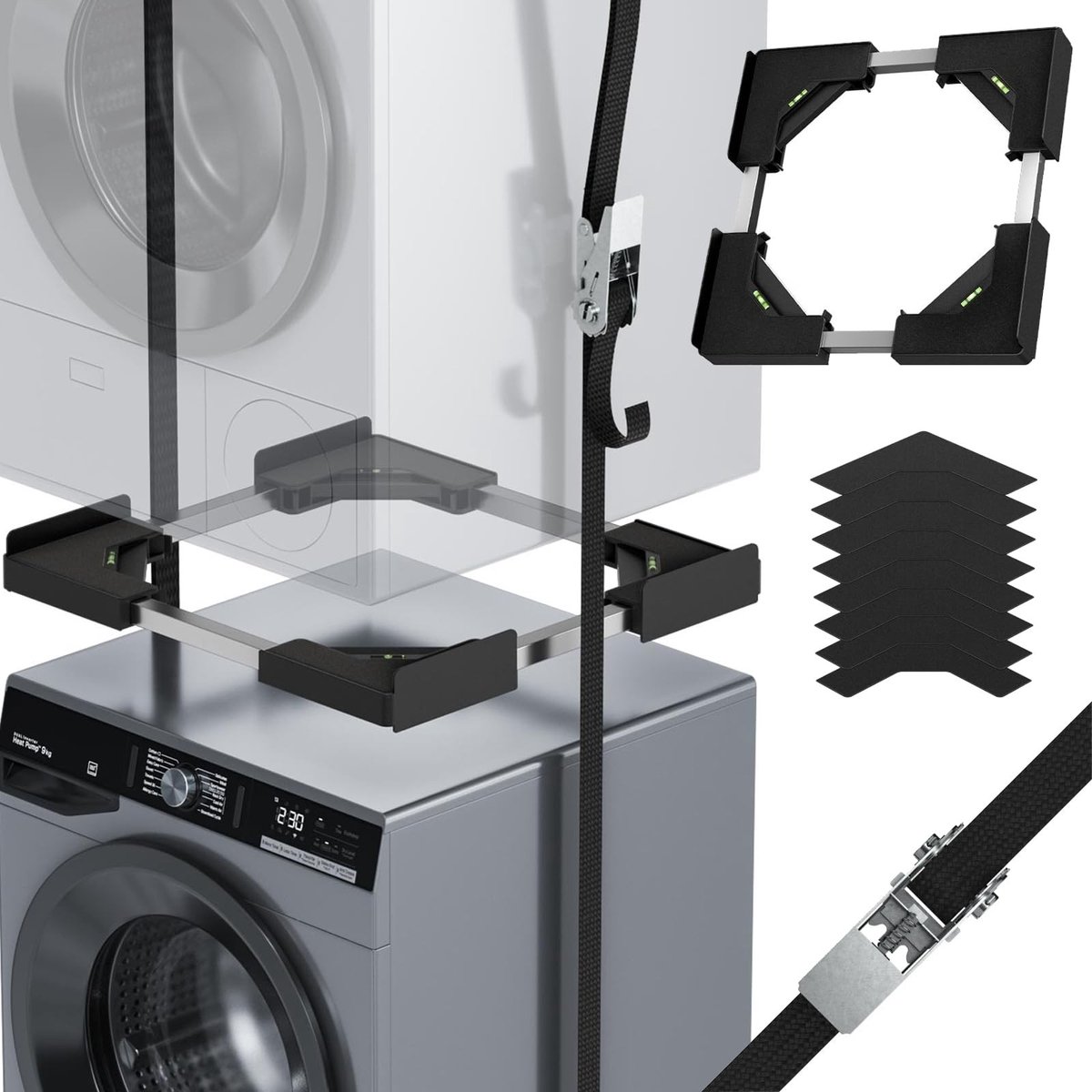 Omgoods - Universele Stapelset voor Wasmachine en Droger