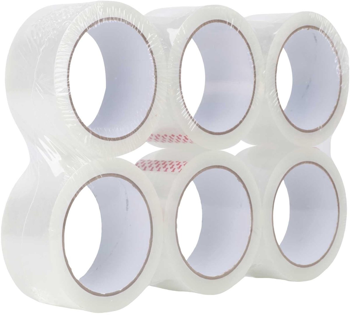 Omgoods - Transparante Plakstrips voor Verpakking en Verzending, 6 Stuks
