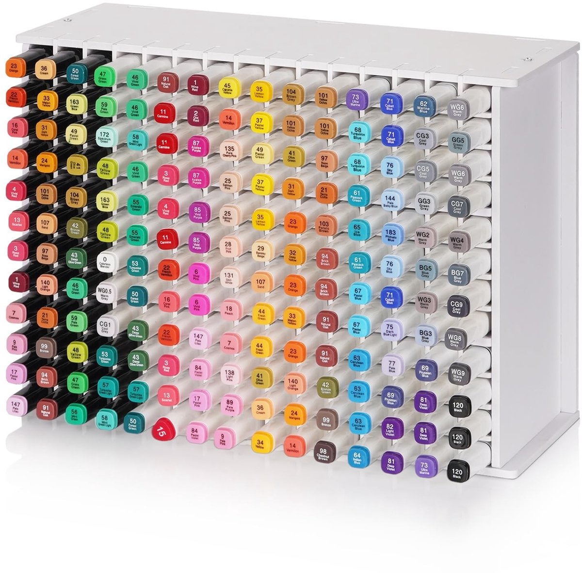 Omgoods - Marker Opberg Organizer met 120 Compartimenten voor Bureau