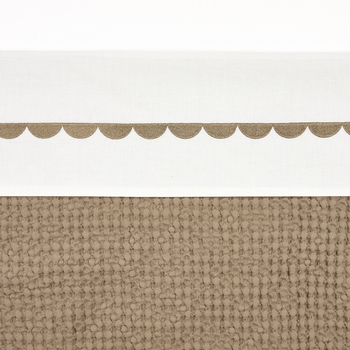 Meyco Baby Arc ledikant laken - Taupe - 100x150cm - 0.3 TOG