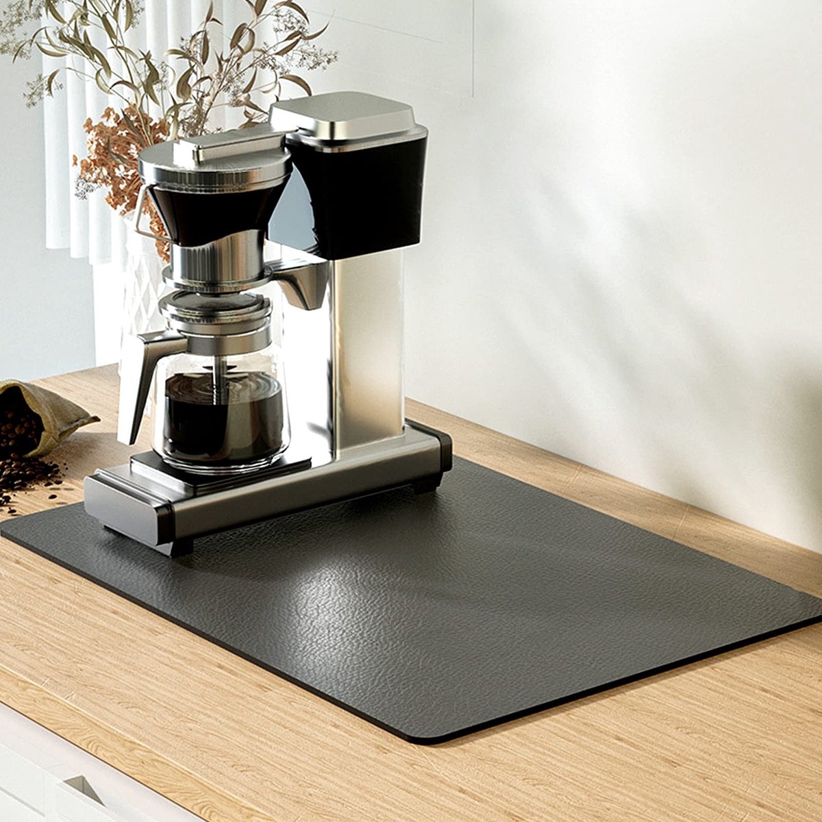 Omgoods - Absorberende Koffiemat 40 x 61 cm met Rubber Onderkant voor Bar en Keuken