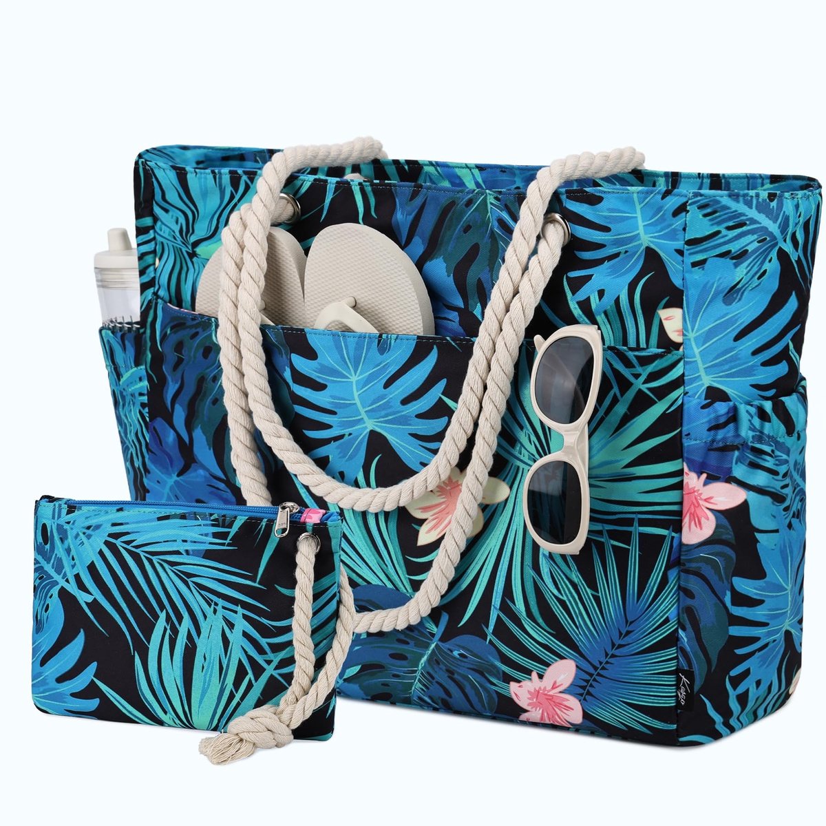 Omgoods - Grote Strandtas voor Vrouwen, Lichtgewicht en Sandproof