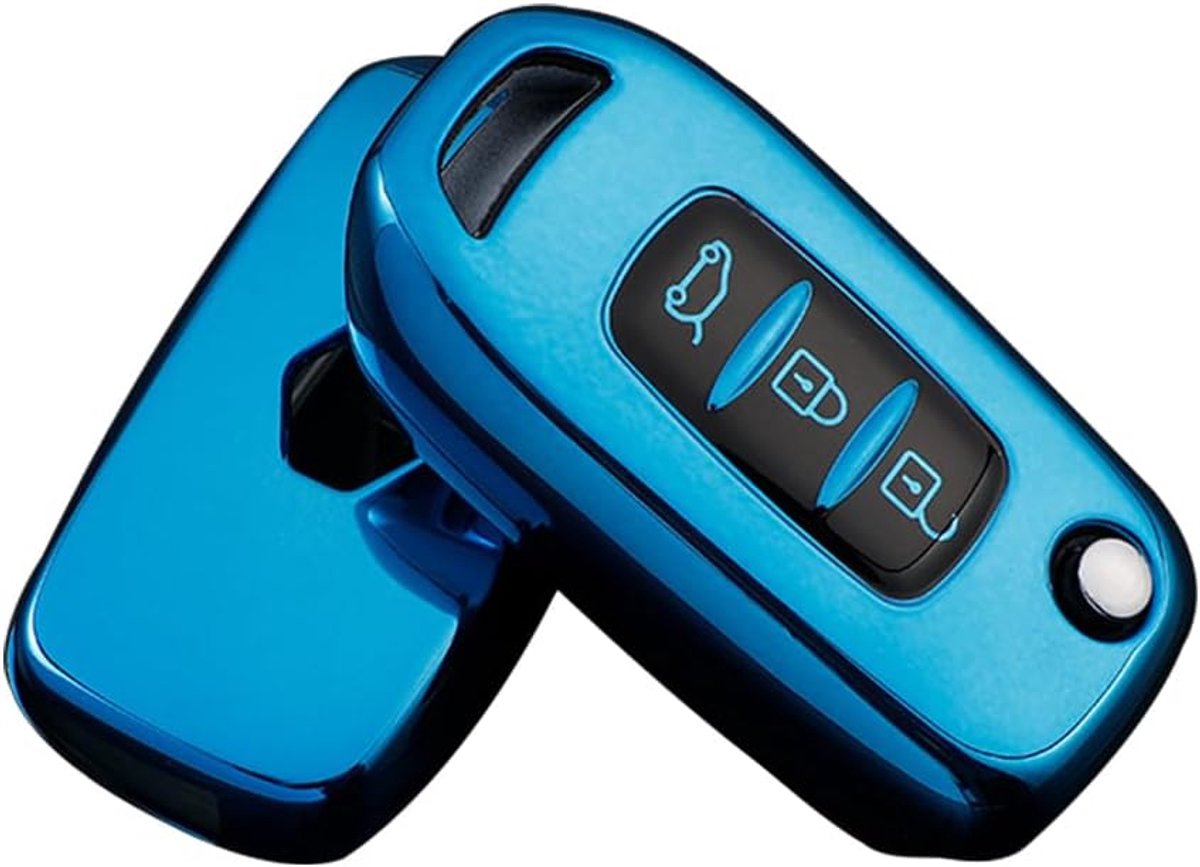 autosleutel hoes past voor Renault Sleutelhoes Silicone Beschermhoes voor Renault Sandero Stepway Arkana Captur Kadjar, afstandsbediening, sleutelbox, accessoires, 3 toetsen, TPU