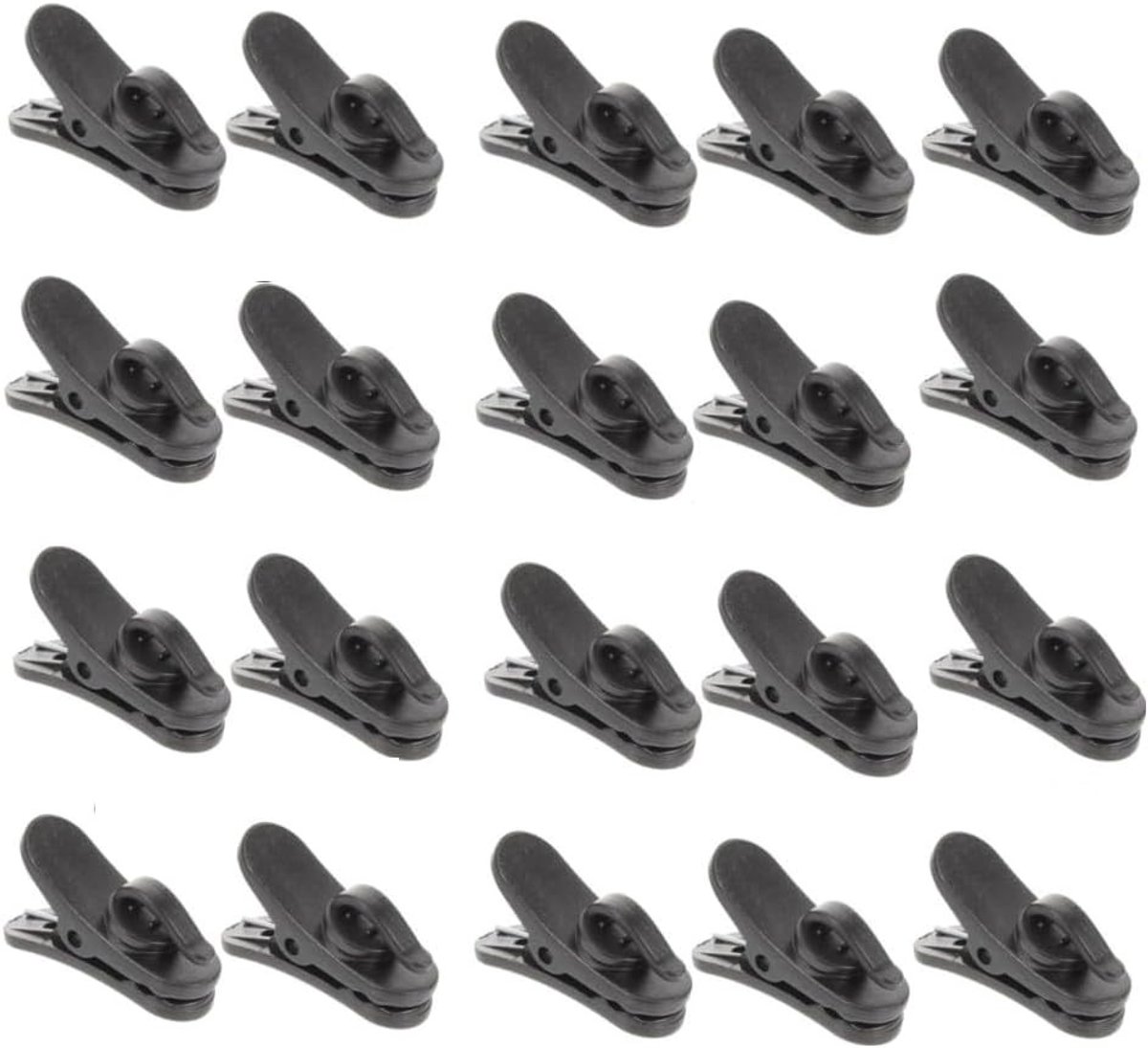 20 Stuks Microfoon Klemmen voor Lapel Microfoons, Ideaal voor Interviews, Vergaderingen en Online Chats