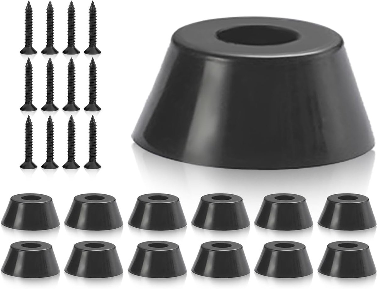 12-delige rubberen voetjes, ronde buffers voor tafels, stoelen en