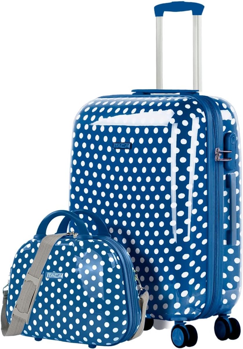 Kofferset - Blauw - Lichtgewicht en stijlvol - Perfect voor zorgeloos reizen - ShopVlot