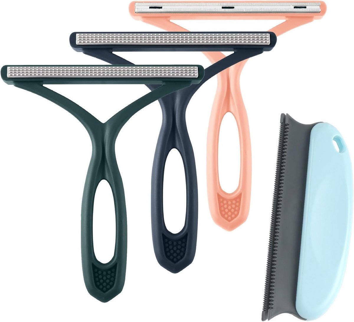 4 stuks, dieren, katten, honden, handmatige verwijderaar | Anti-haren pluche, rol voor kleding, verwijderaar, draagbaar, herbruikbaar, zelfreinigend, huisdierhaarverwijderaar
