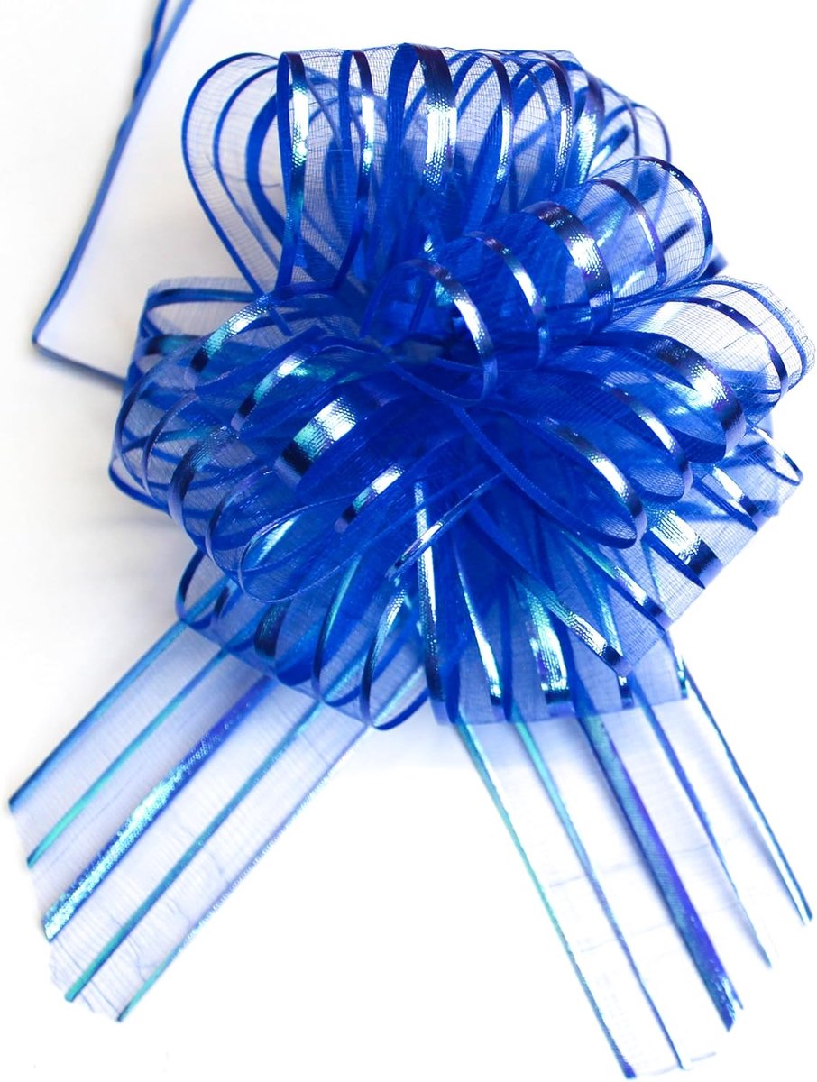 treklus Organza 16-18cm L Pull Bow Trekkoord Polyband Decoratieve Strik Geschenkstrik