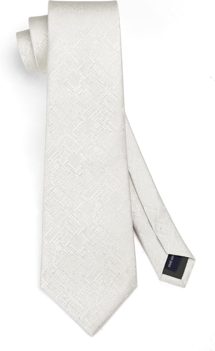 Stropdassen voor mannen bruiloft effen kleur stropdas klassieke formele stropdas en pochet set elegante zakelijke heren stropdassen deel, Beige