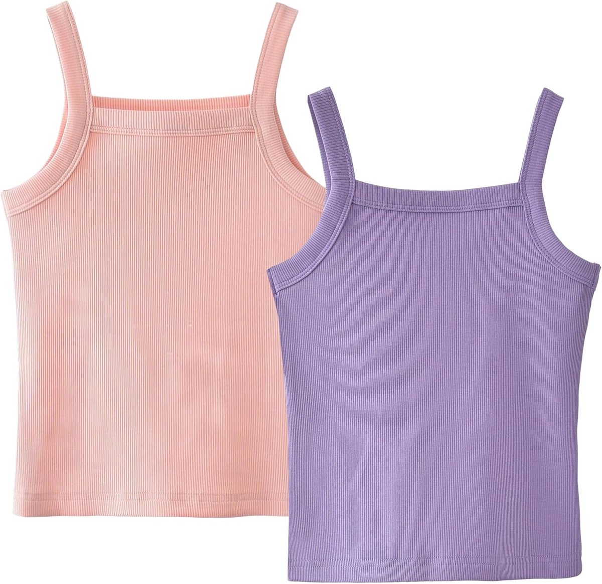 Tanktop voor meisjes, spaghettibandjes, onderhemd, zomer, effen