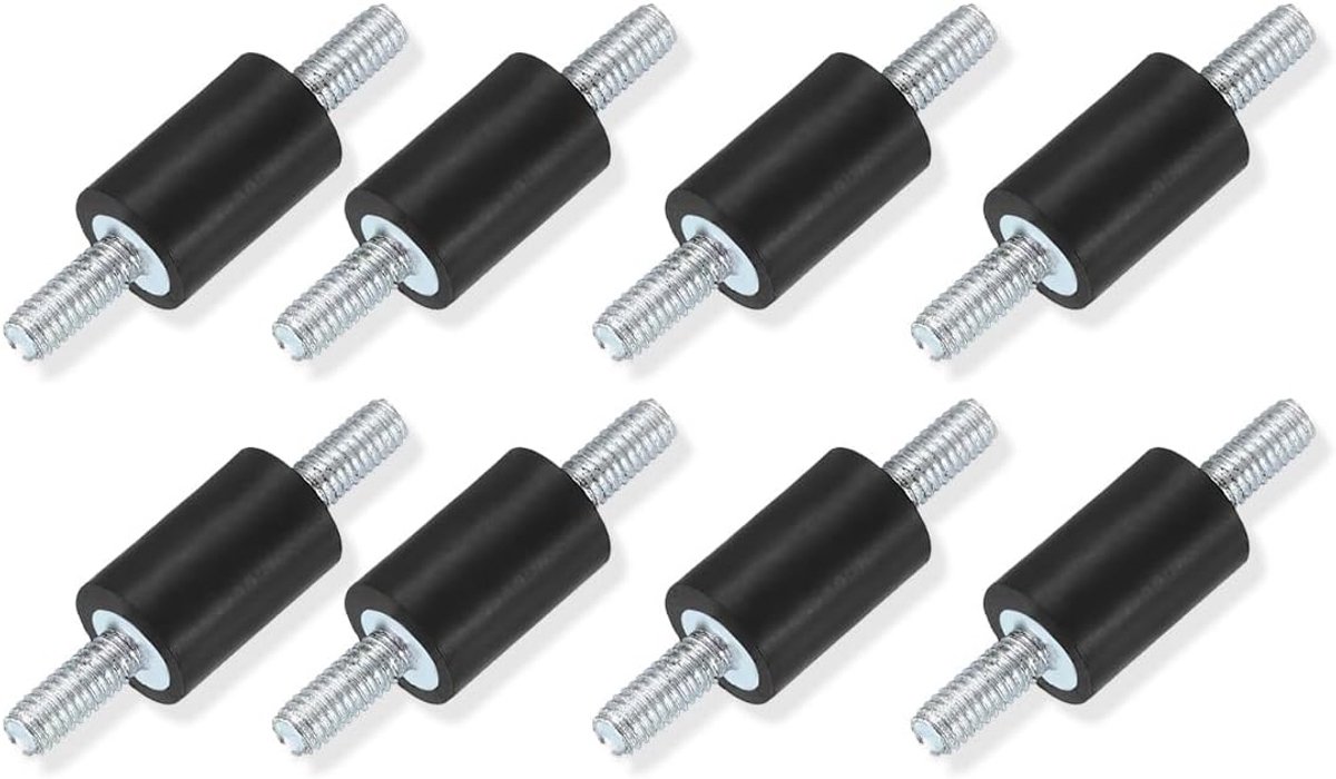 8 x rubberen buffers M4 trillingsdempers M4 rubberen lagers trillingsdemping rubberen buffer 10 x 10 x M4 x 10