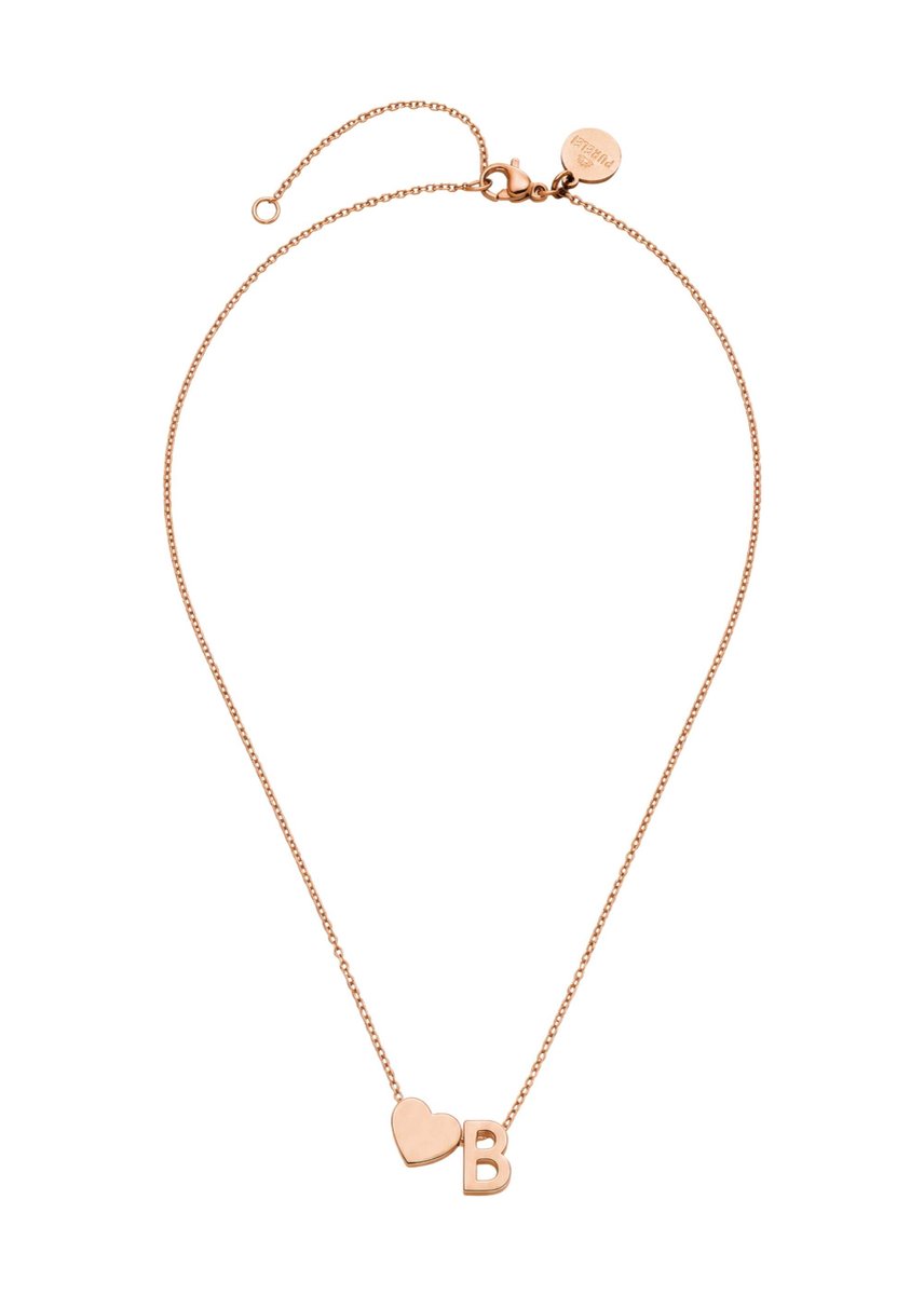 PURELEI Ketting Letter Heart B