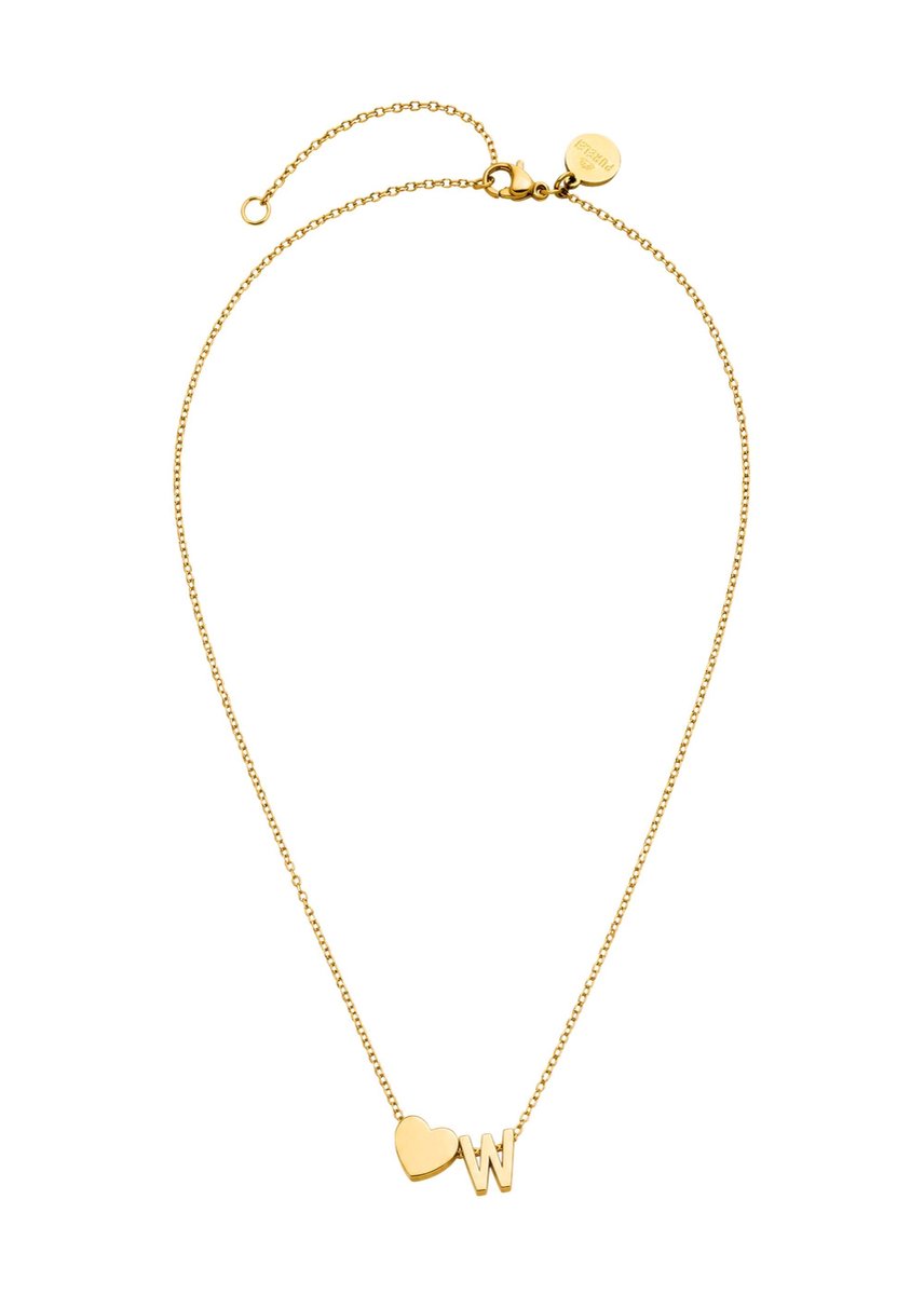 PURELEI Ketting Letter Heart W