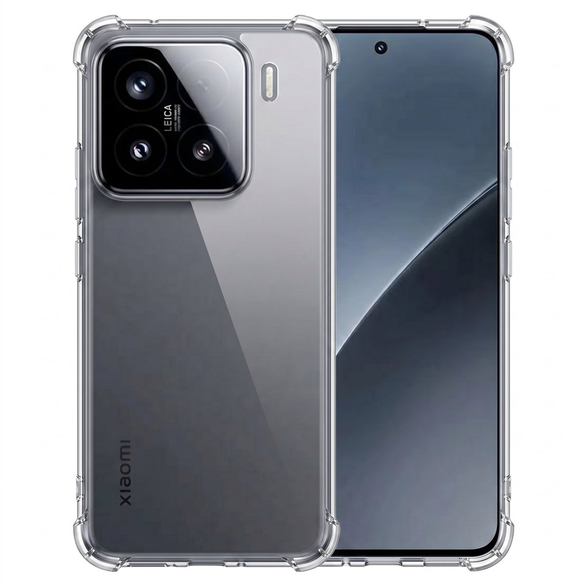 Hoesje geschikt voor Xiaomi 15 5G – CrystalClear Back Cover – Schokbestendig – Transparant
