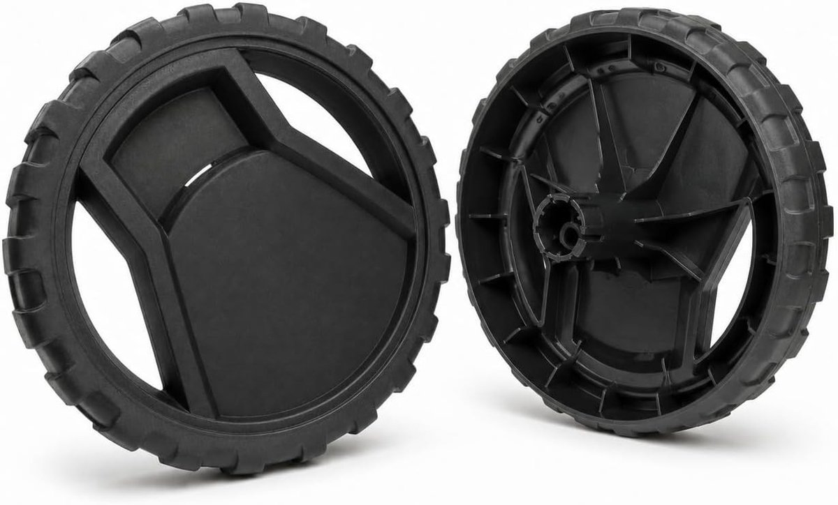 Hoge Drukreiniger Vervangwiel, Schokabsorberend Ontwerp voor Verminderde Geluidsoverlast, Geschikt voor K2/K3/K4/K5 Modellen, Accessoires voor Drukreinigers (2 PACK)