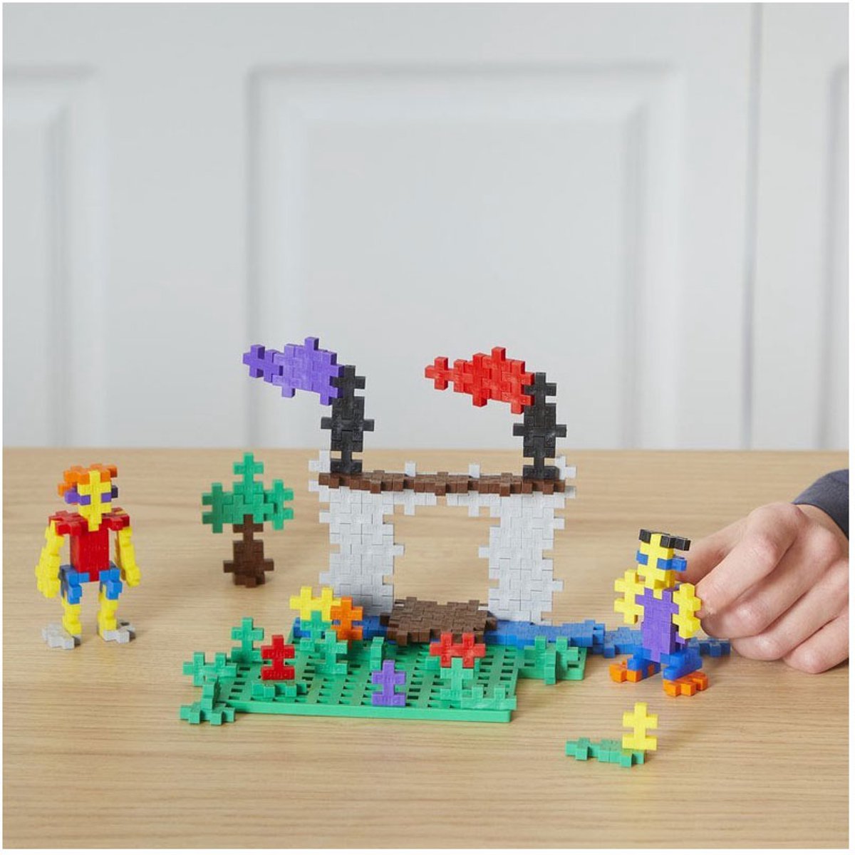 Plus-Plus Learn to Build 600 delige bouwset - 5008 - Bouwspeelgoed - Constructiespeelgoed - Set met bouwstenen - Vanaf 5 jaar — afbeelding 7