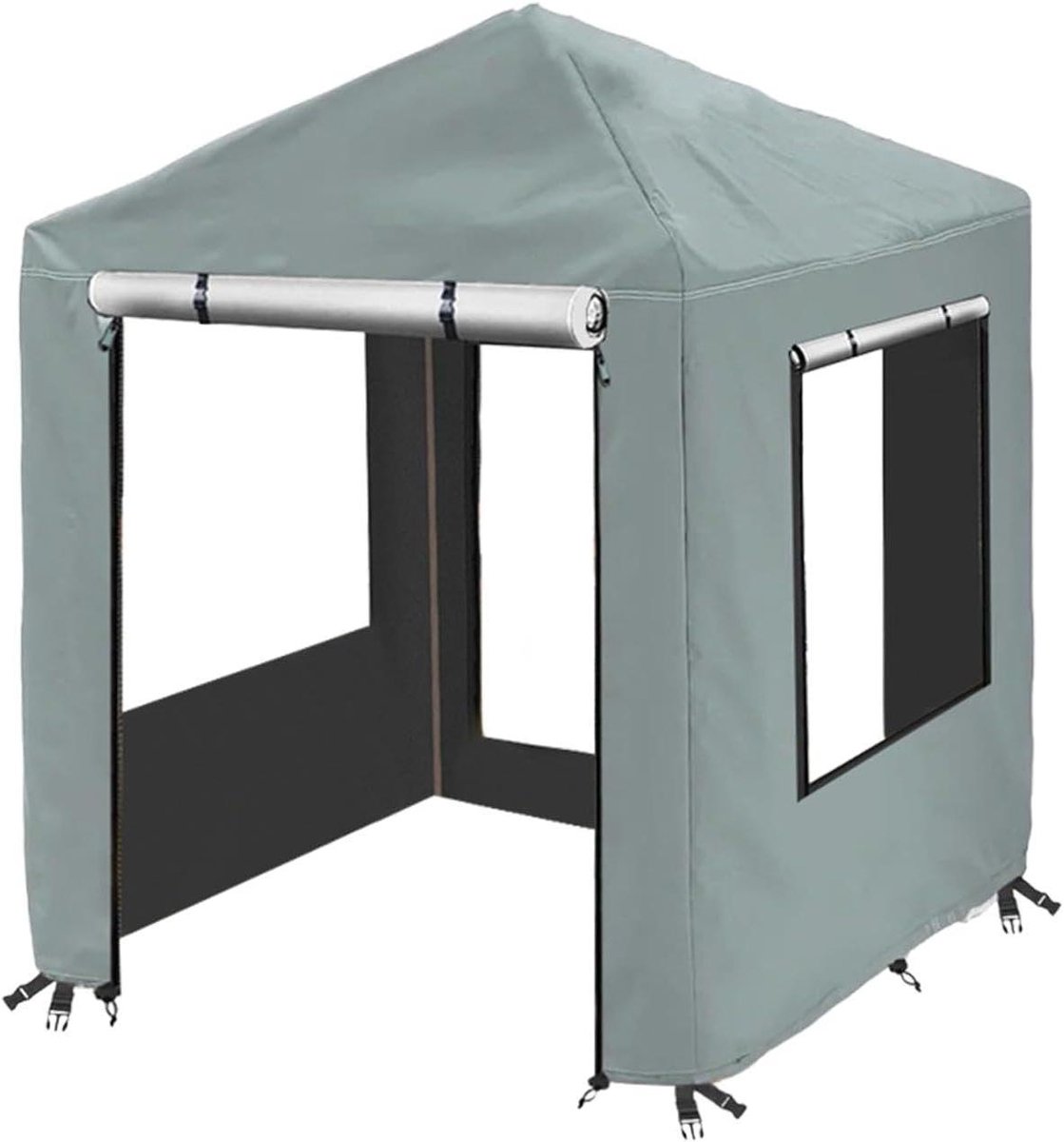Speelhuis Afdekking - Speelhuishoes Beschermhoes - Buiten Beschermen - Waterdicht UV-bestendig - 50 x 250 x 50 mm - Zwart