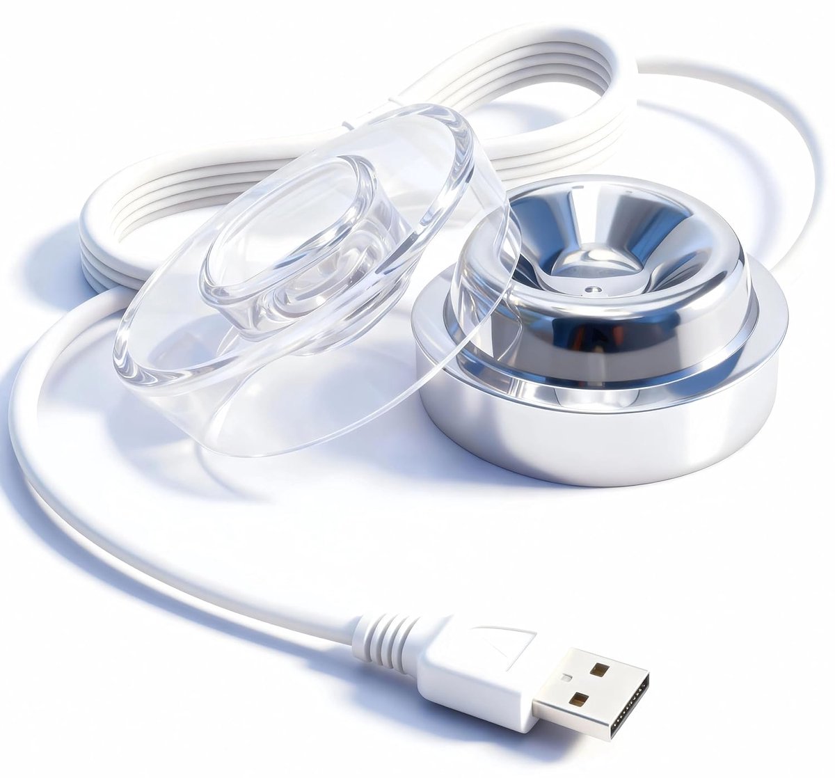 SnelShoppen - Vervangend Inductief Oplaadstation USB Lader - Compatibel, Compact, Lichtgewicht - Geschikt voor Thuis, Kantoor, Reizen - Zwart