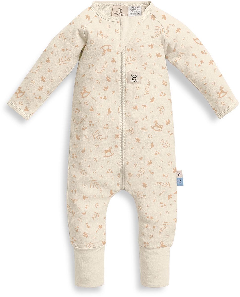 ergoPouch Babypyjama - 0,2 Tog - Pyjama - Box pakje - Baby pyjama - Pyjama jongens - Pyjama meisjes - 3-6 md - maatje 68 -LULLABY