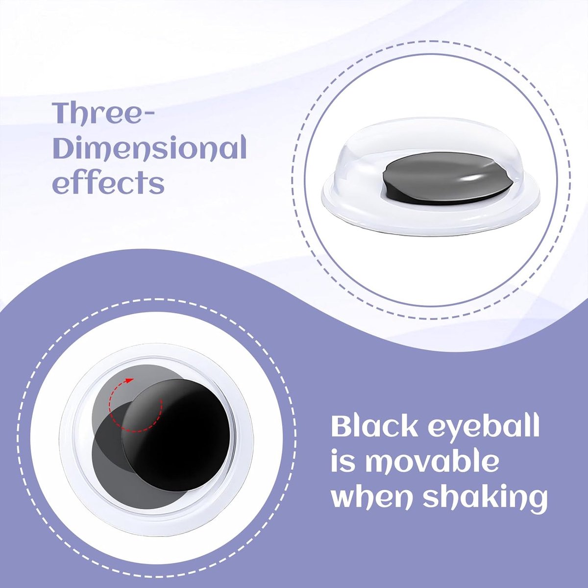 Wobbelogen 700 Stuks - Zelfklevend - Diverse Maten - Perfect voor Creatieve Projecten - ShopVlot