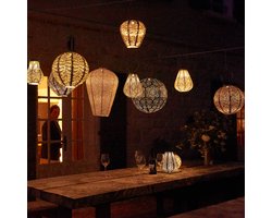 LUMIZ Solar Tuinverlichting - op zonneenergie - Buitenlampjes - Buitenverlichting - Buitenlamp - Lotus Set - 2 stuks