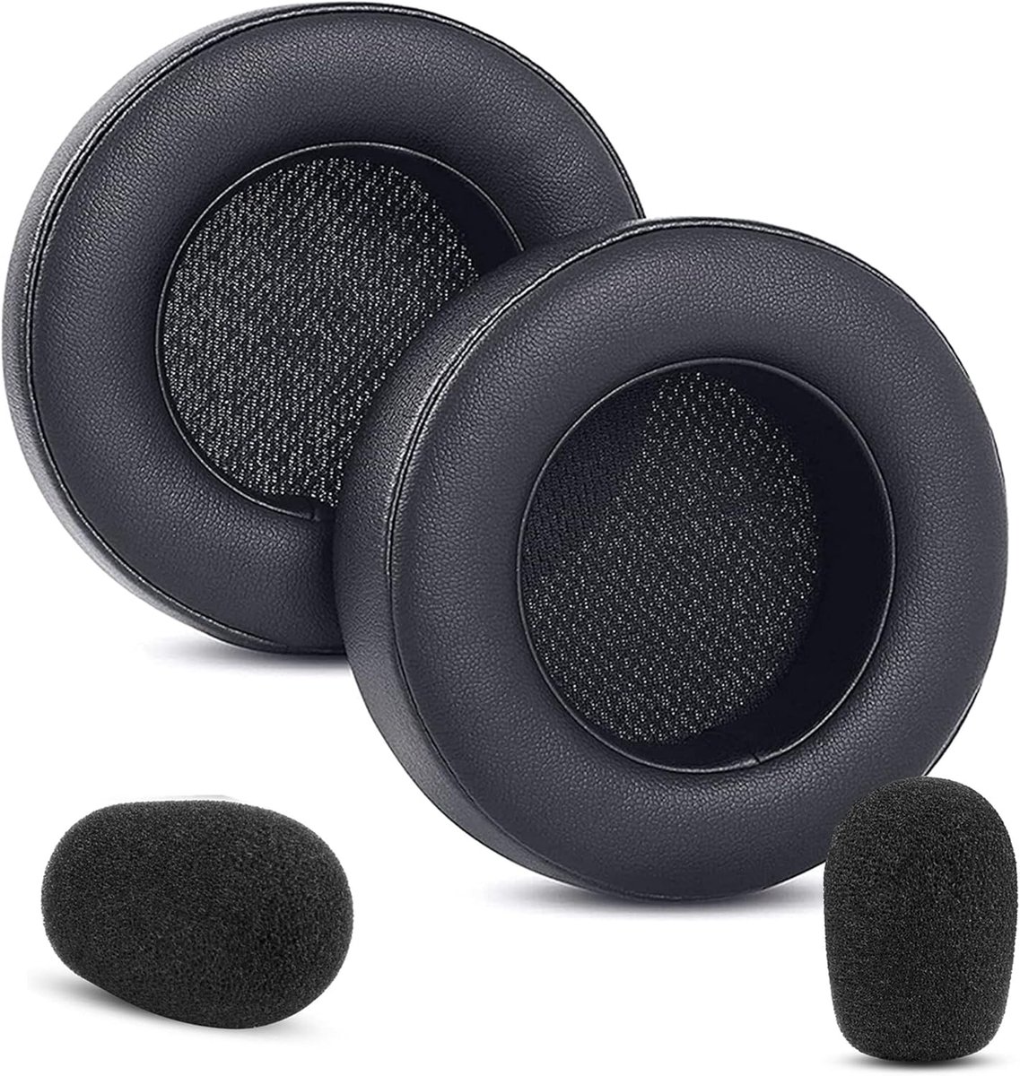 SnelShoppen - Vervangende Oorkussens voor Gaming Headset - Comfortabele Protein Leren Oorkussens met Geheugenschuim - Geschikt voor Corsair Virtuoso R