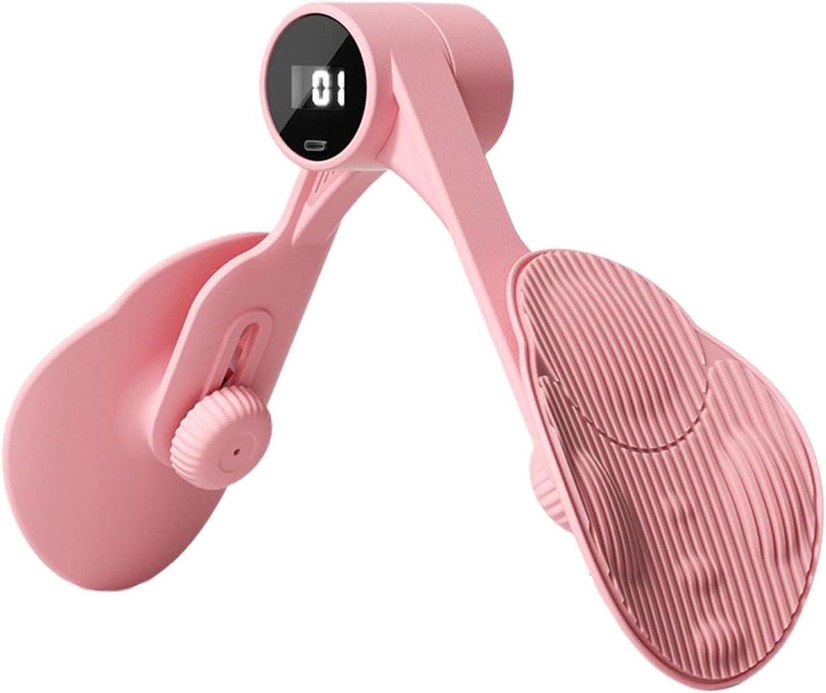 Bekkenbodemtrainer - Heup Been Trainer - Thuis Fitness - Met Teller - 25 x 12 x 11 cm - Roze