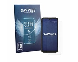 Savvies - Screenprotector voor Doogee Blade 10 Pro Energy - Folie Beschermfolie transparant 18 Stuks