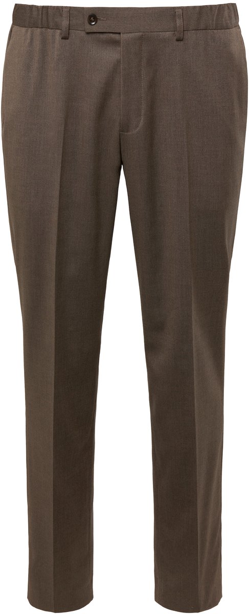 JP 1880 - Heren - Zakelijke broek Amalfi FLEXNAMIC® business mix en match Amalfi - Bruin - Maat 36