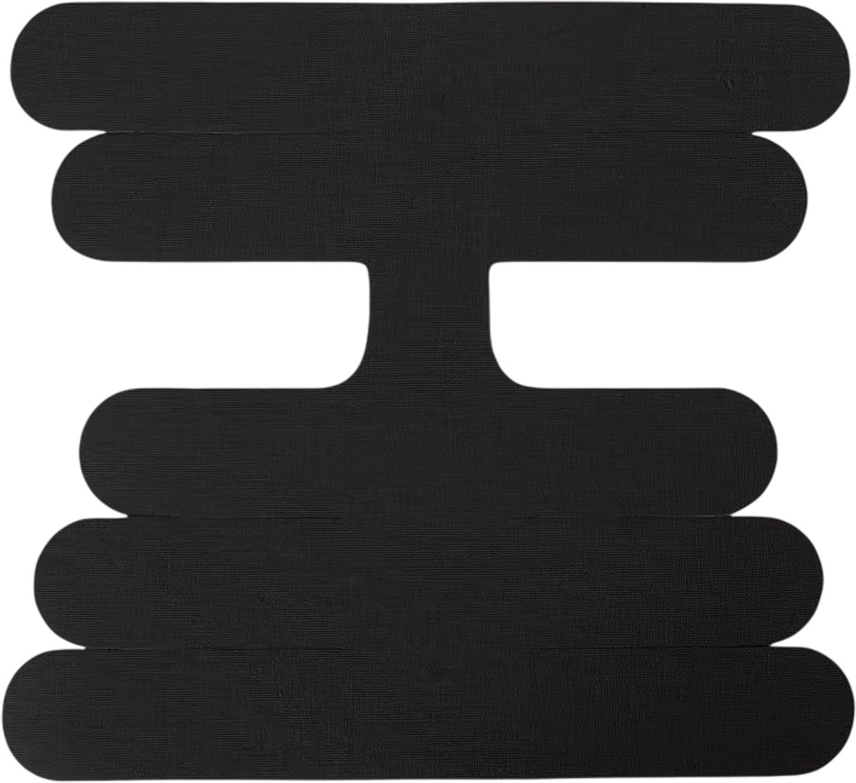Voorgesneden Kinesiologietape voor de Enkel – Sporttape Enkel, Ademende Elastische Kinesiotape, Enkelbrace Tape, Sport Verzorging - Zwart