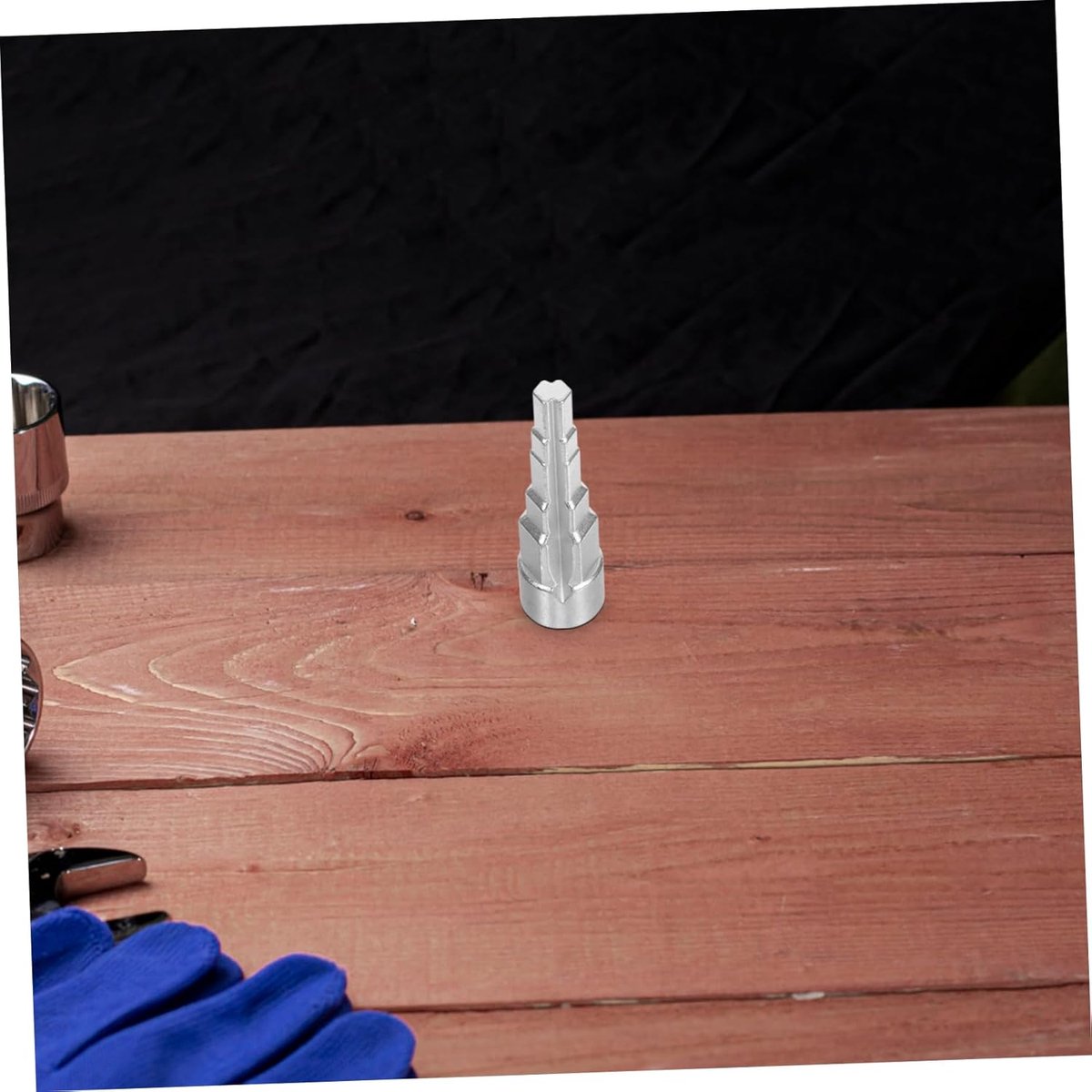 Radiatorkraan Sleutel - Ontluchtingssleutel Kraan - Radiator Onderhoud - Trapvormige Ratelkop - 8.5 cm - Zilver