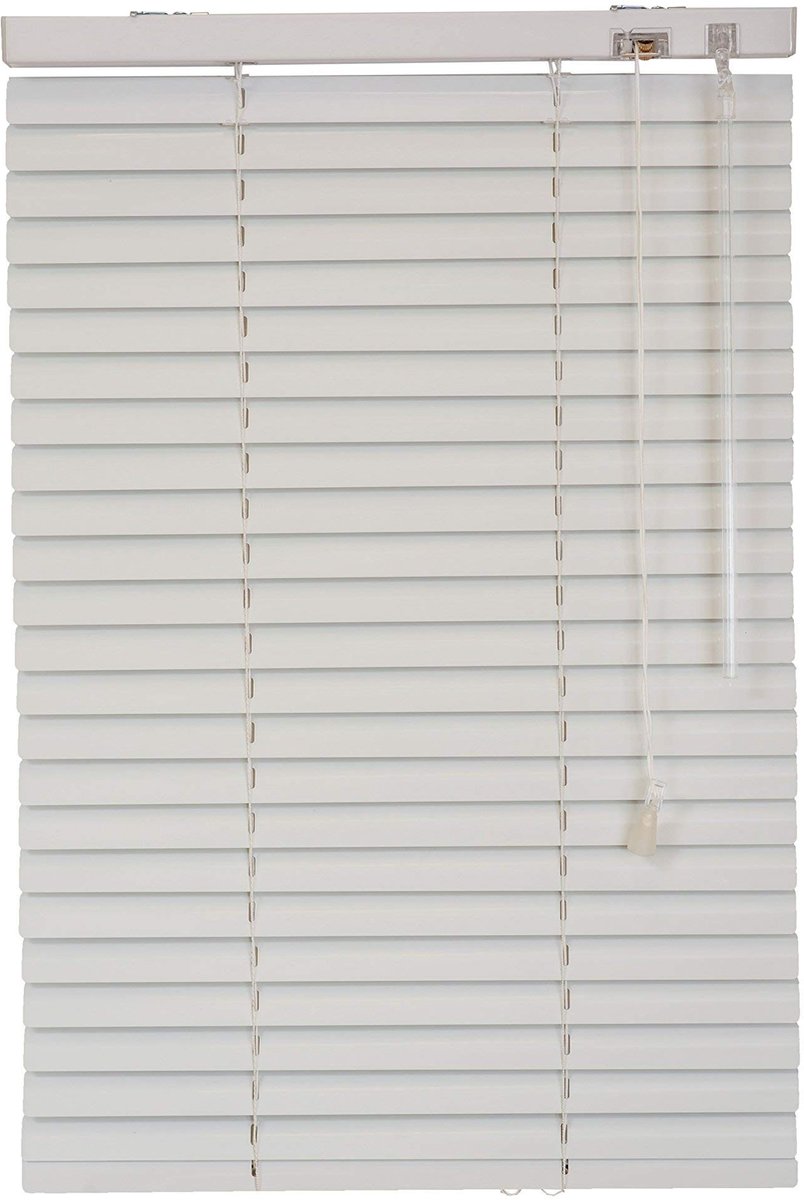 Omgoods - Aluminium Jaloezieën met Oogjes, Wit, 120 x 175 cm