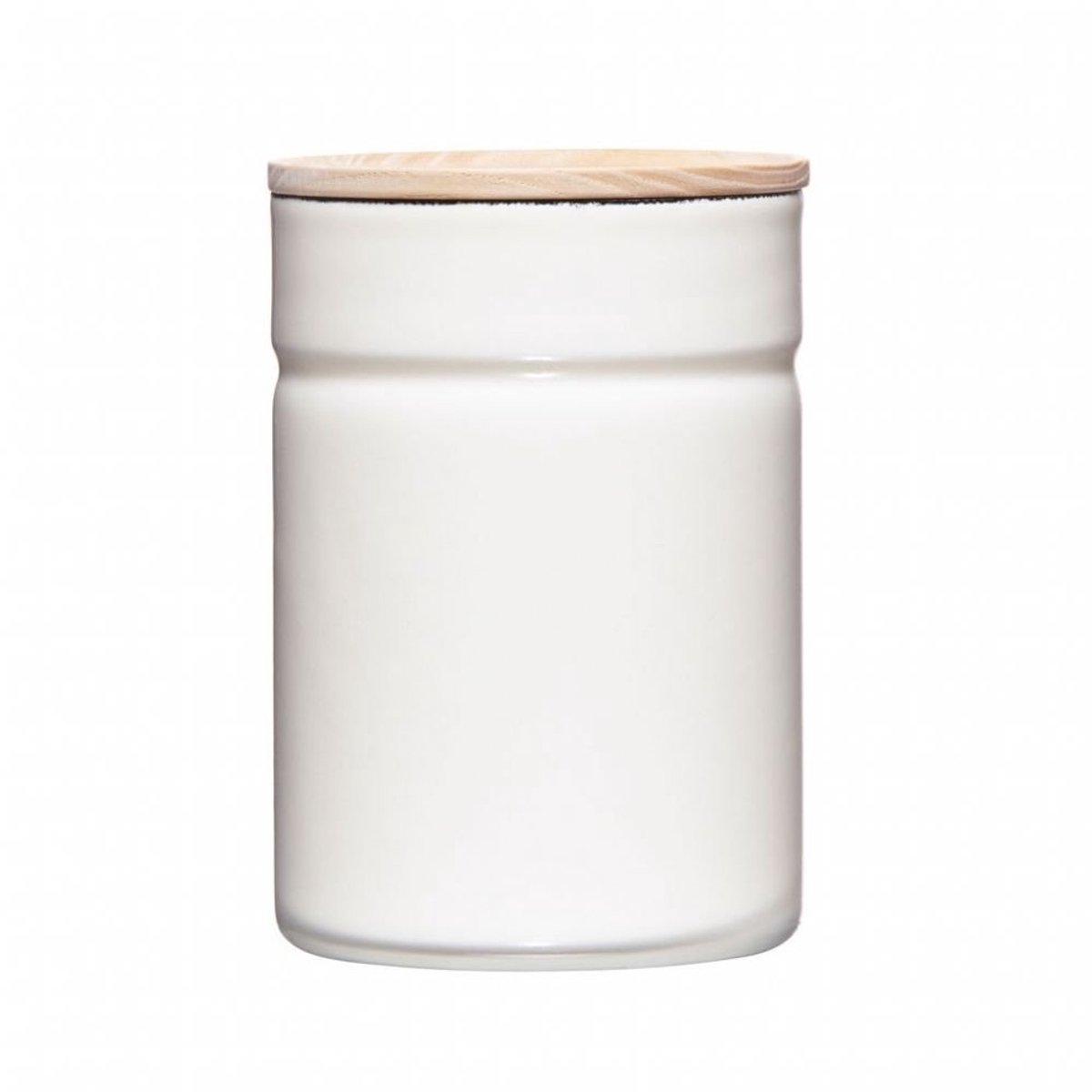 Omgoods - Enamel Storage Box met Deksel 530 ml