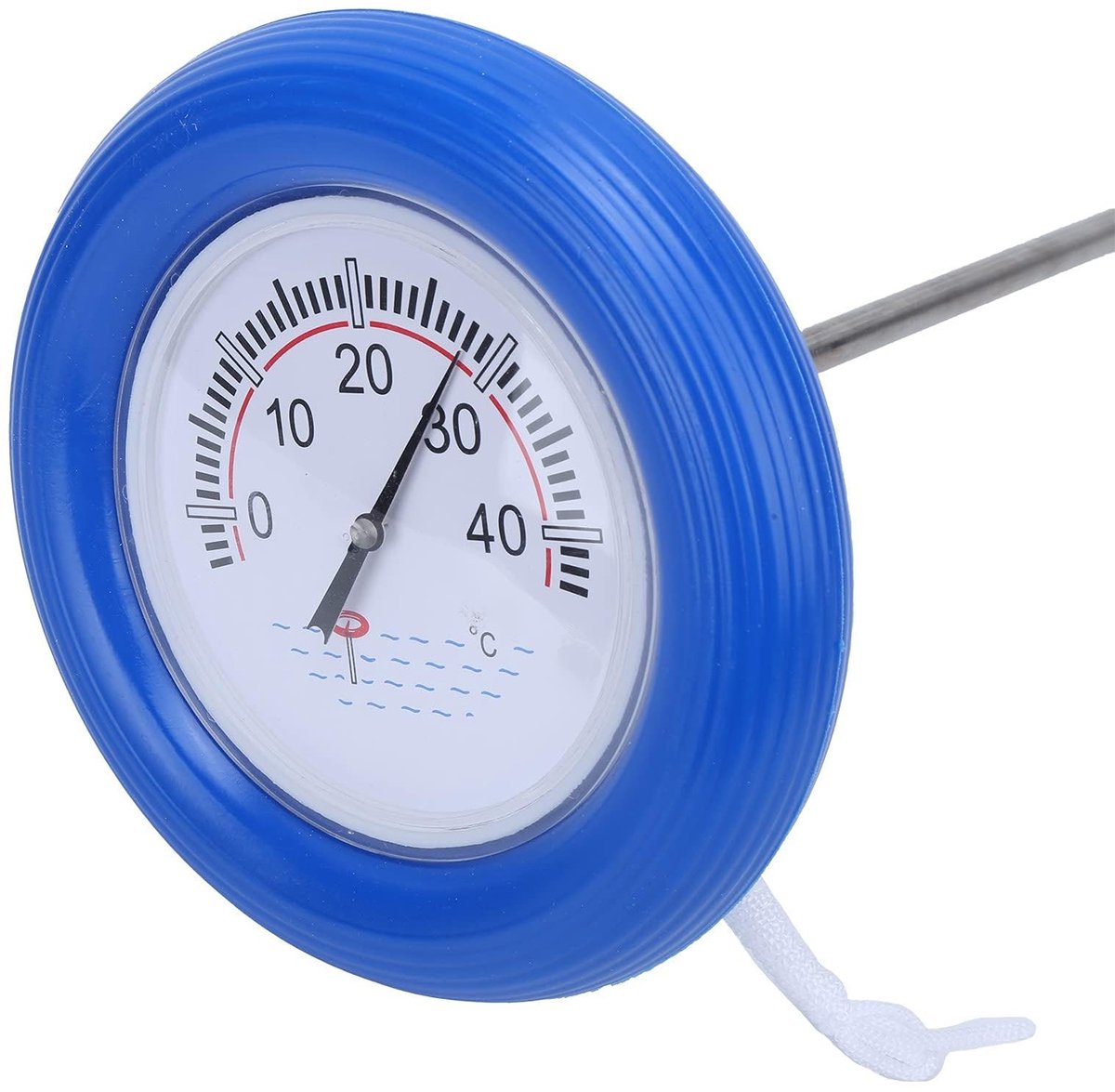 Omgoods - Drijvende Zwembadthermometer met Grote Duidelijke Wijzerplaat