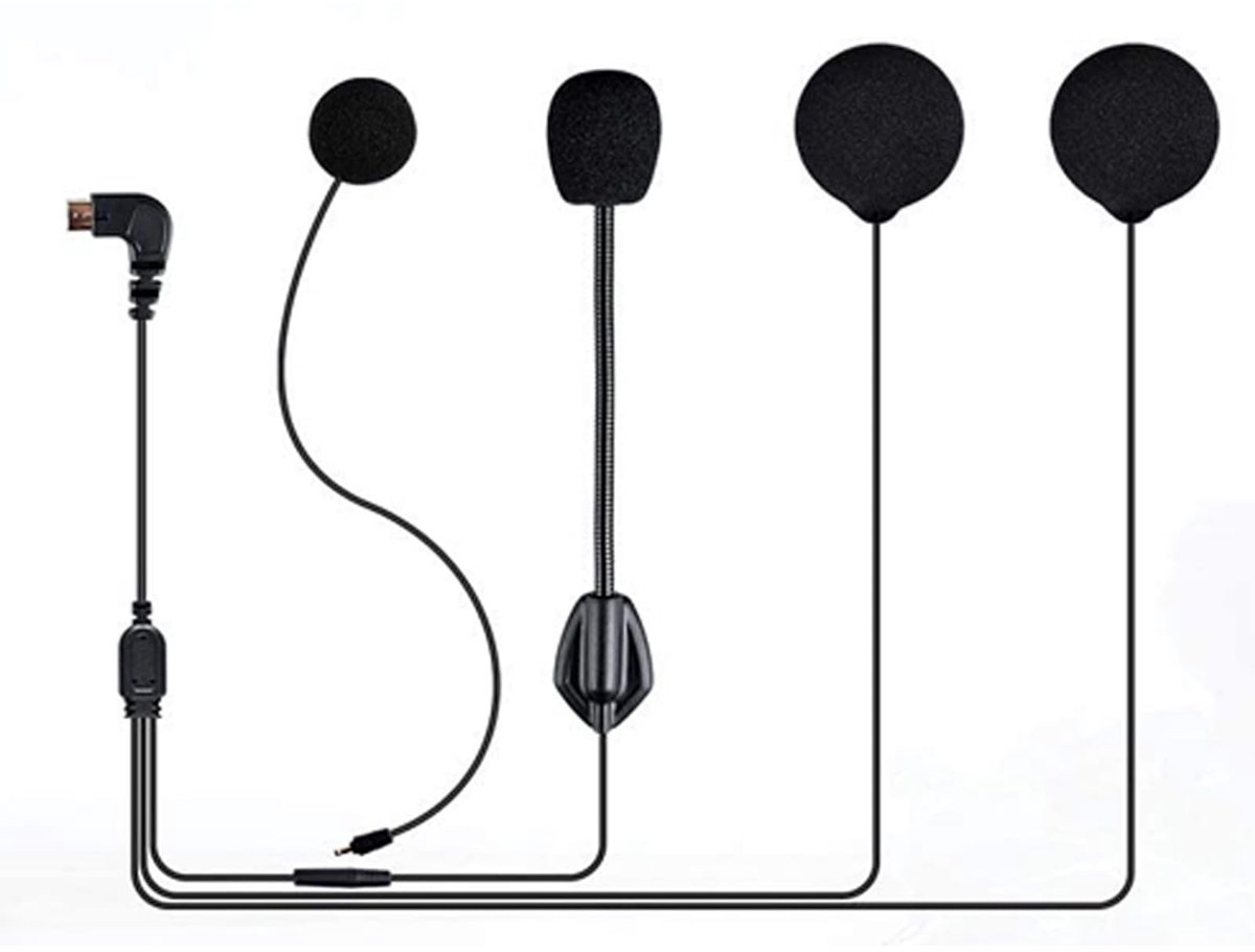 Omgoods - Microfoon en Hoofdtelefoon Accessoire voor Motorhelmen