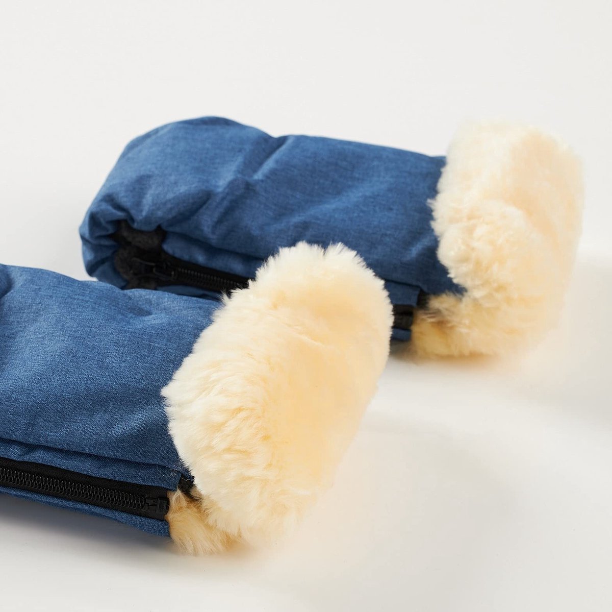 Omgoods - Kinderwagen Handschoenen met Schapenvacht en Fleece Binnenvoering