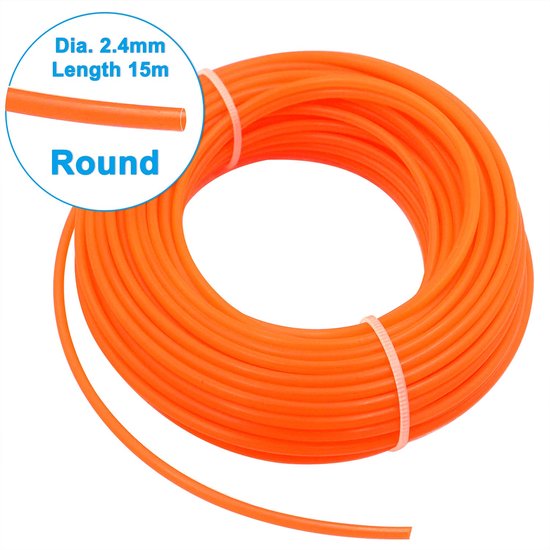 Grastrimmer Draadkop - Reserve Spoel - Gazon Onderhoud - Aluminium Kop - M8 M10 - Zilver — afbeelding 3